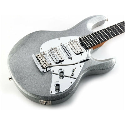 Ernie Ball Music Man - BFR Silhouette HSH Silver Flake Sparkle - Musik Utan Gränser 