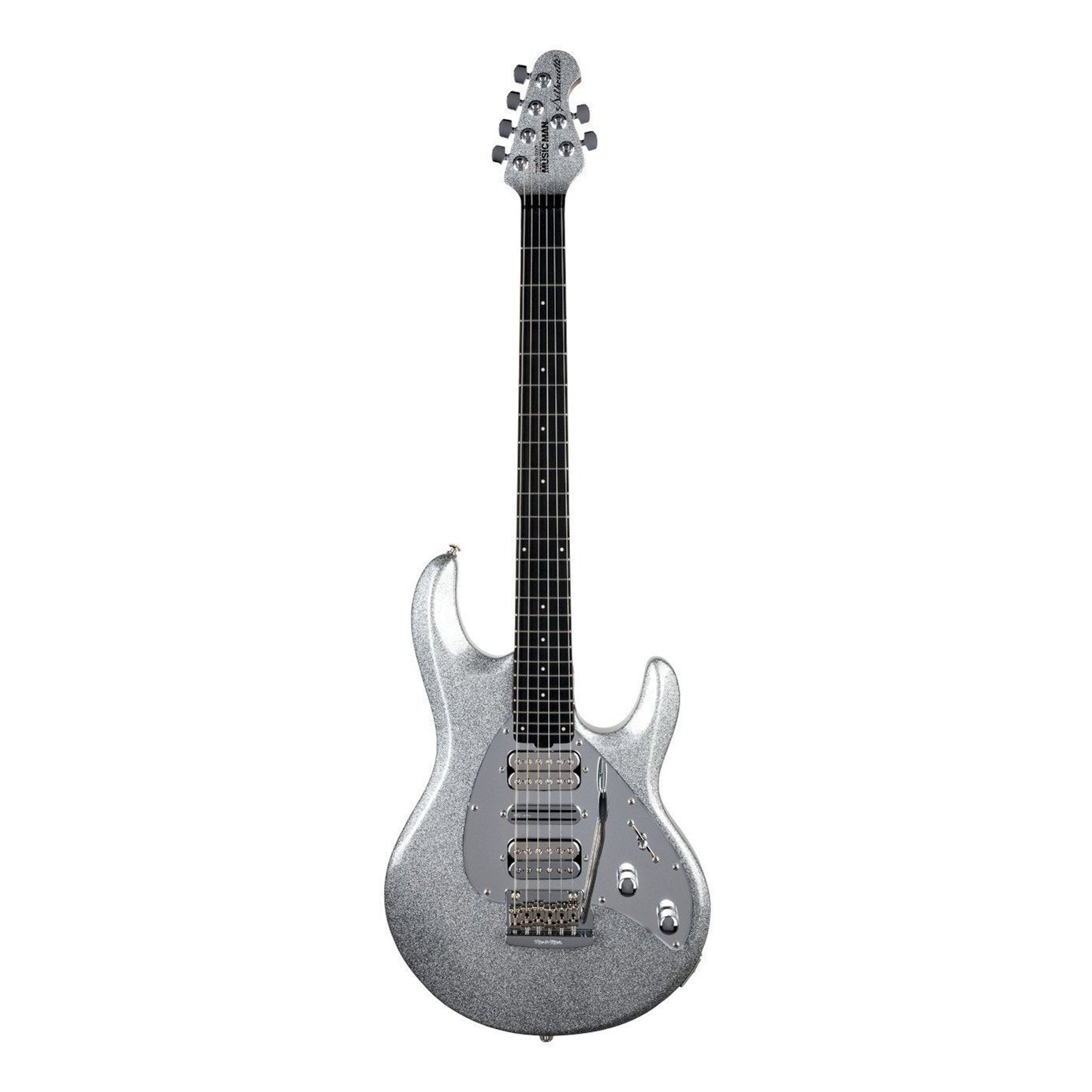 Ernie Ball Music Man - BFR Silhouette HSH Silver Flake Sparkle - Musik Utan Gränser 
