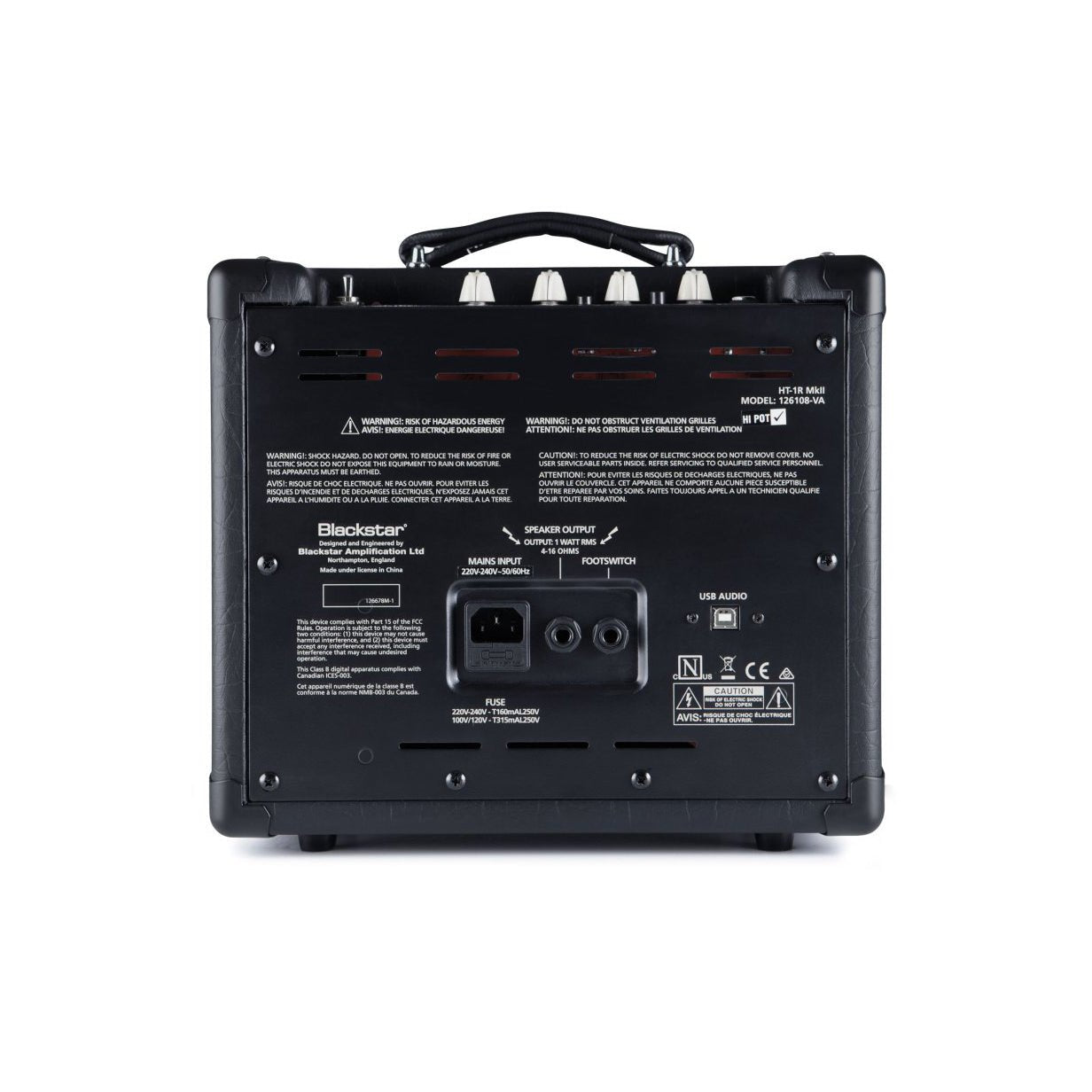 Blackstar - Blackstar HT-1R MkII 1W gitarrförstärkare - Musik Utan Gränser 