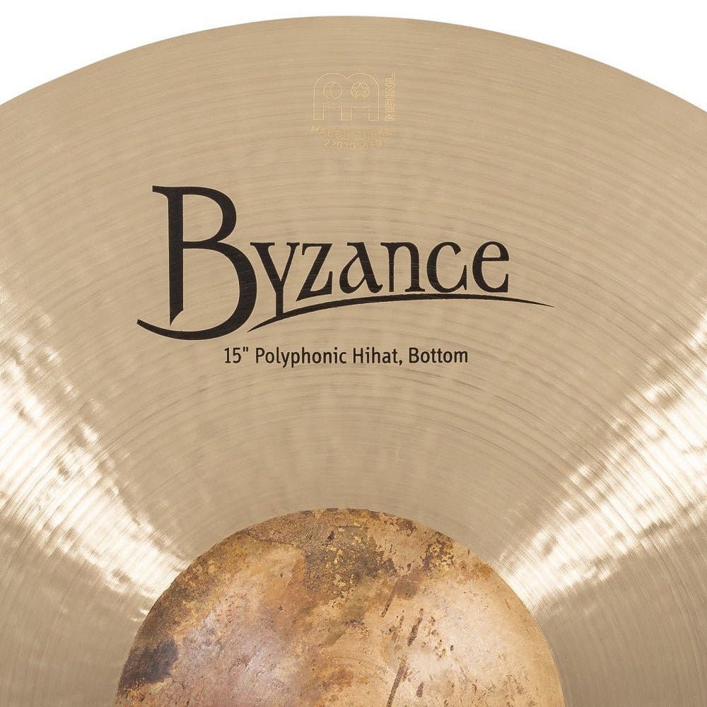 Meinl - Byzance Traditional Polyphonic Hi-Hat B15POH - Musik Utan Gränser 