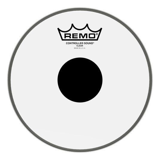 Remo - Controlled Sound Clear 8" Top Black Dot - Musik Utan Gränser 