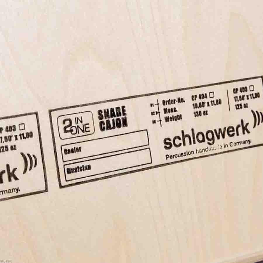 Schlagwerk - CP404BLK - Musik Utan Gränser 