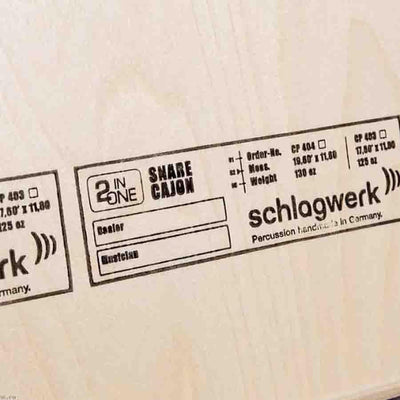 Schlagwerk - CP404BLK - Musik Utan Gränser 