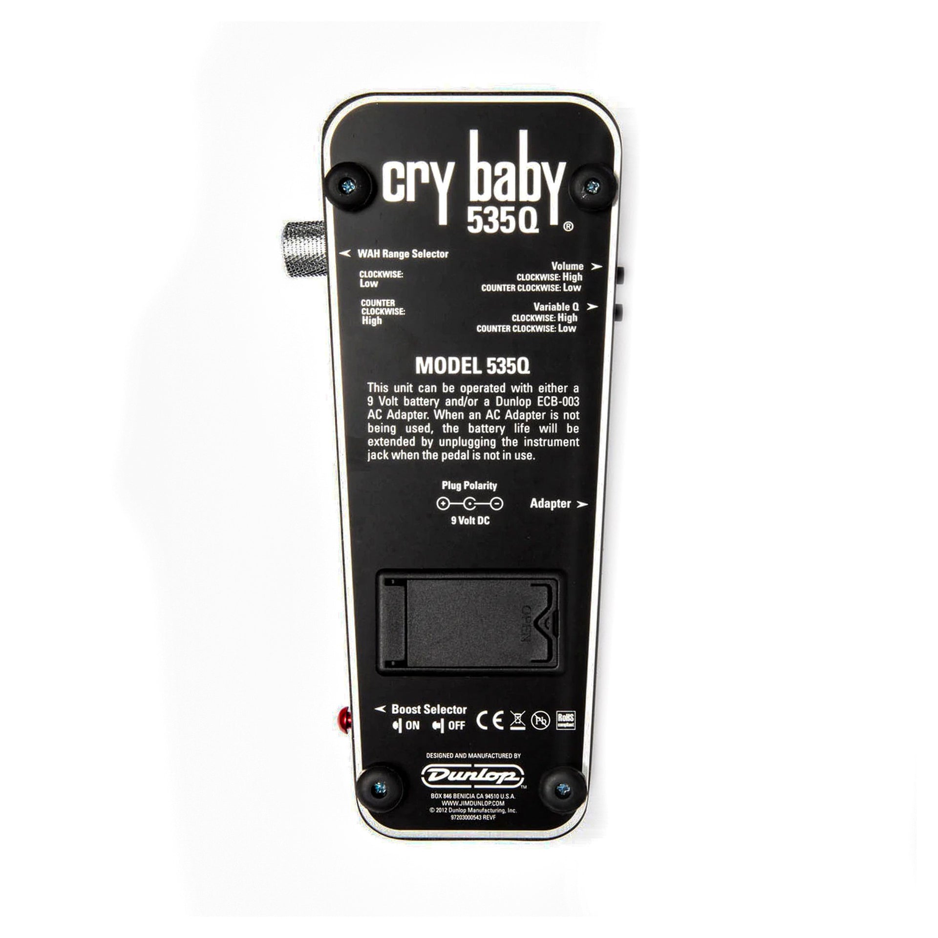 Dunlop - Cry Baby GCB535Q Wah Wah - Musik Utan Gränser 