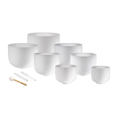 Meinl Sonic Energy - Crystal Singing Bowl Chakra Set 7 delar - Musik Utan Gränser 