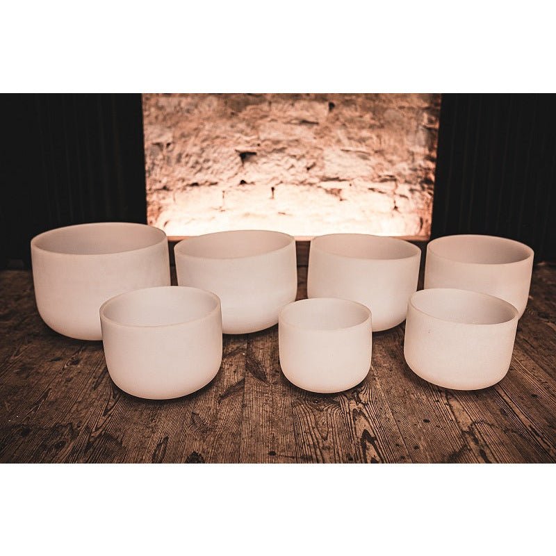 Meinl Sonic Energy - Crystal Singing Bowl Chakra Set 7 delar - Musik Utan Gränser 