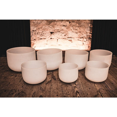 Meinl Sonic Energy - Crystal Singing Bowl Chakra Set 7 delar - Musik Utan Gränser 