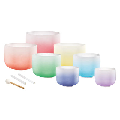 Meinl Sonic Energy - Crystal Singing Bowl Chakra Set 7 delar - Musik Utan Gränser 