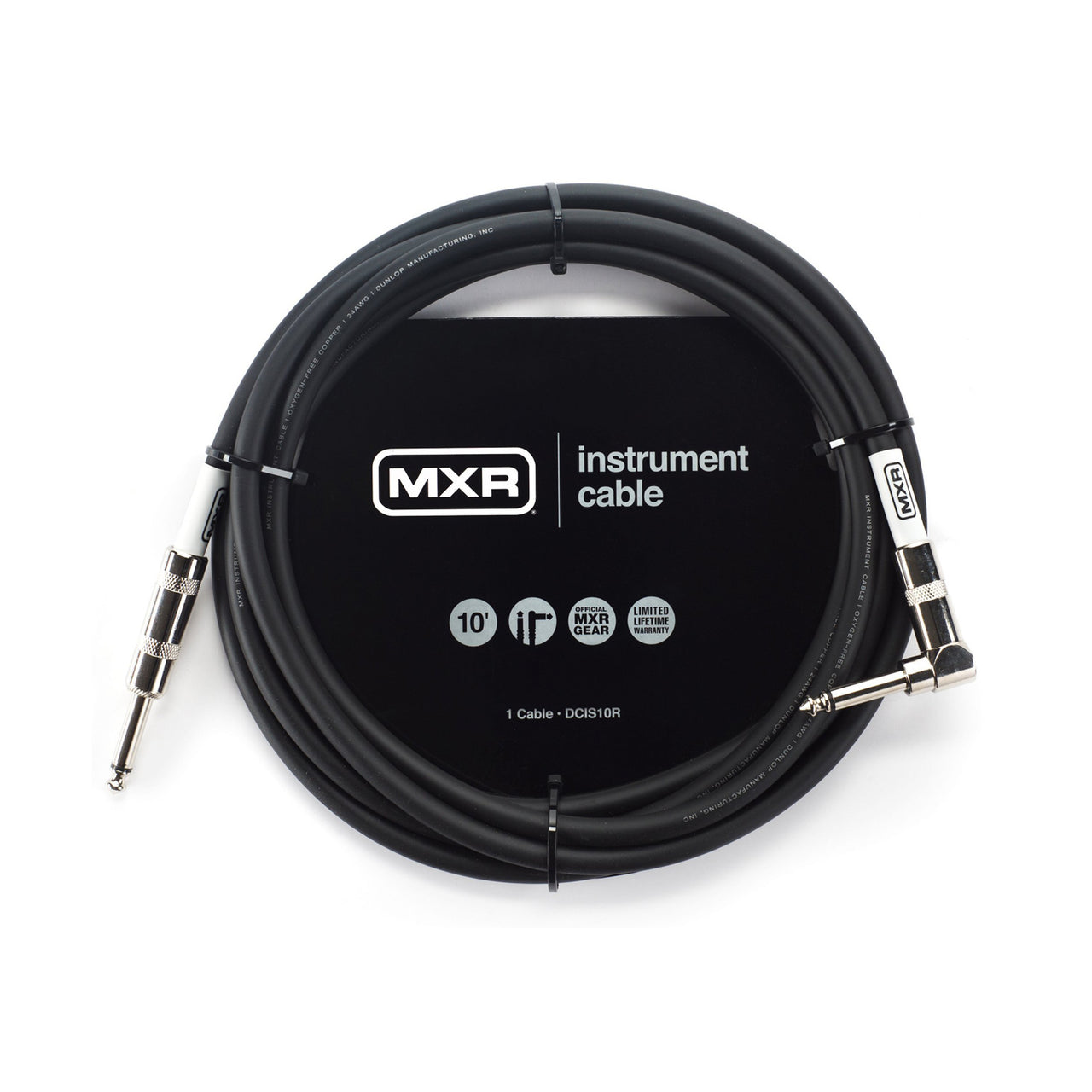 MXR - DCIS20R Standard Series Vinklad Instrumentkabel 6m - Musik Utan Gränser 