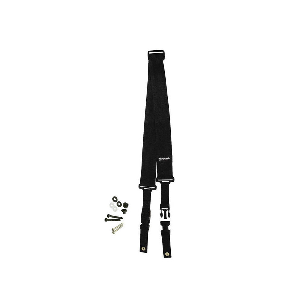 DiMarzio - DD2200BK Cliplock Strap Black - Musik Utan Gränser 