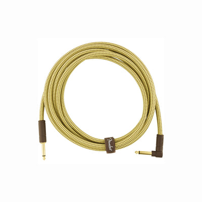 Fender - Deluxe Series Instrument Cable Straight/Angle 10' Tweed - Musik Utan Gränser 