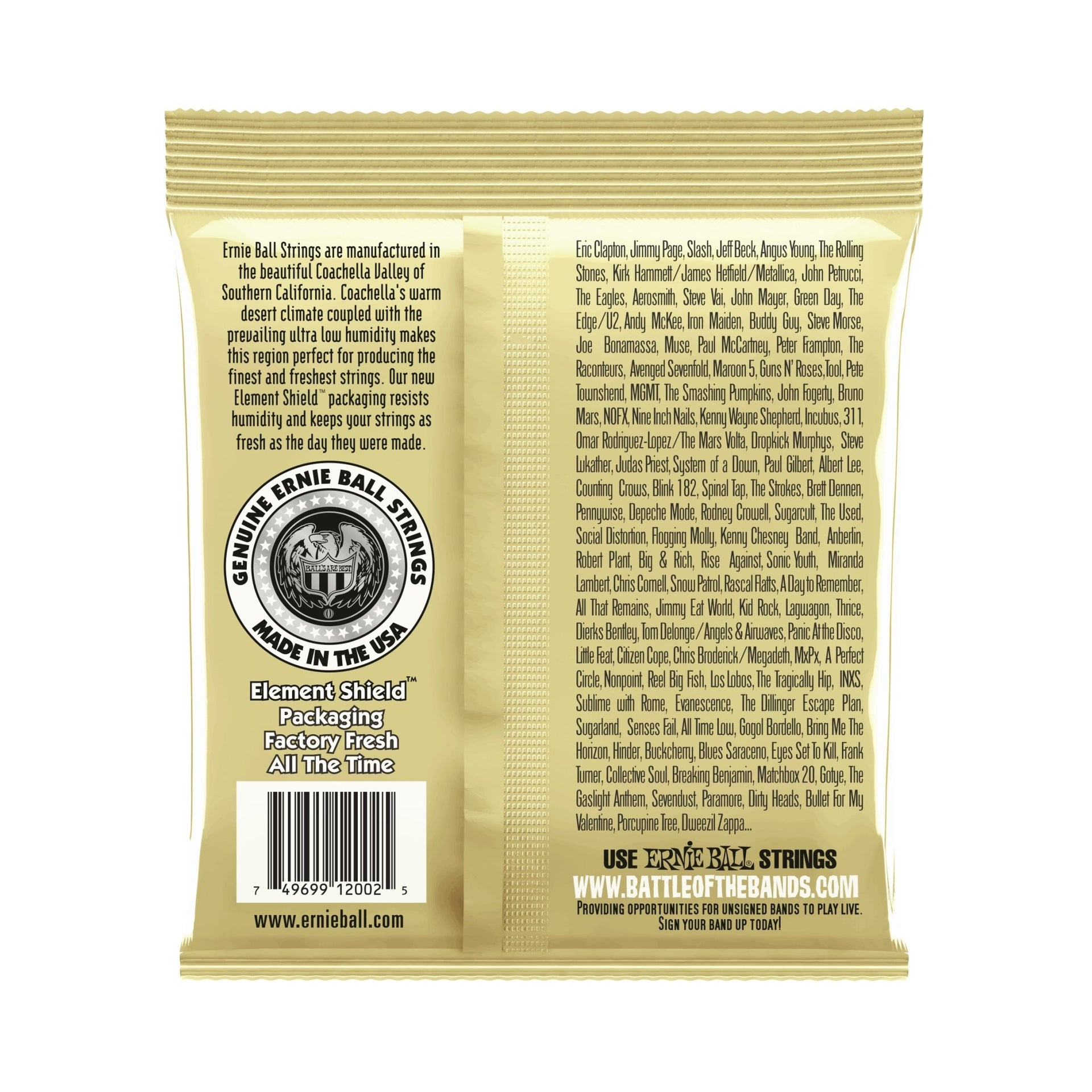 Ernie Ball - EB-2002 80/20 Bronze Medium - Musik Utan Gränser 