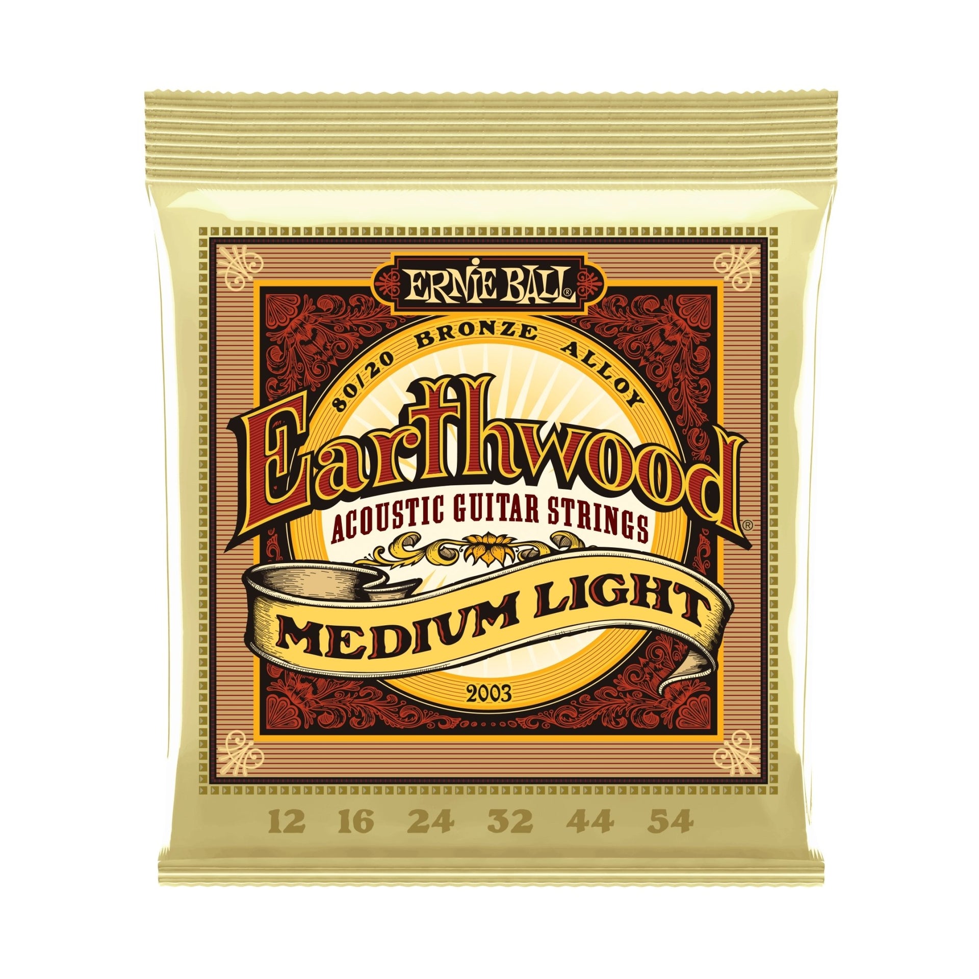 Ernie Ball - EB-2003 80/20 Bronze Medium Light - Musik Utan Gränser 