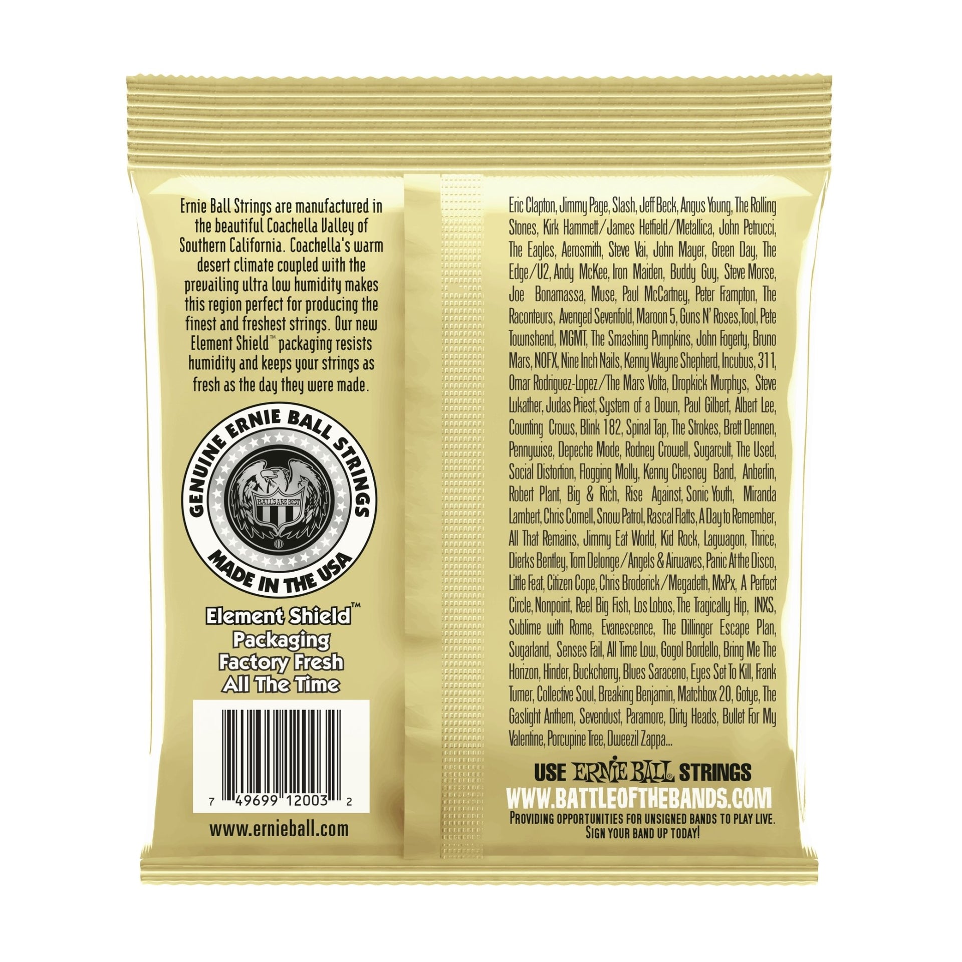 Ernie Ball - EB-2003 80/20 Bronze Medium Light - Musik Utan Gränser 