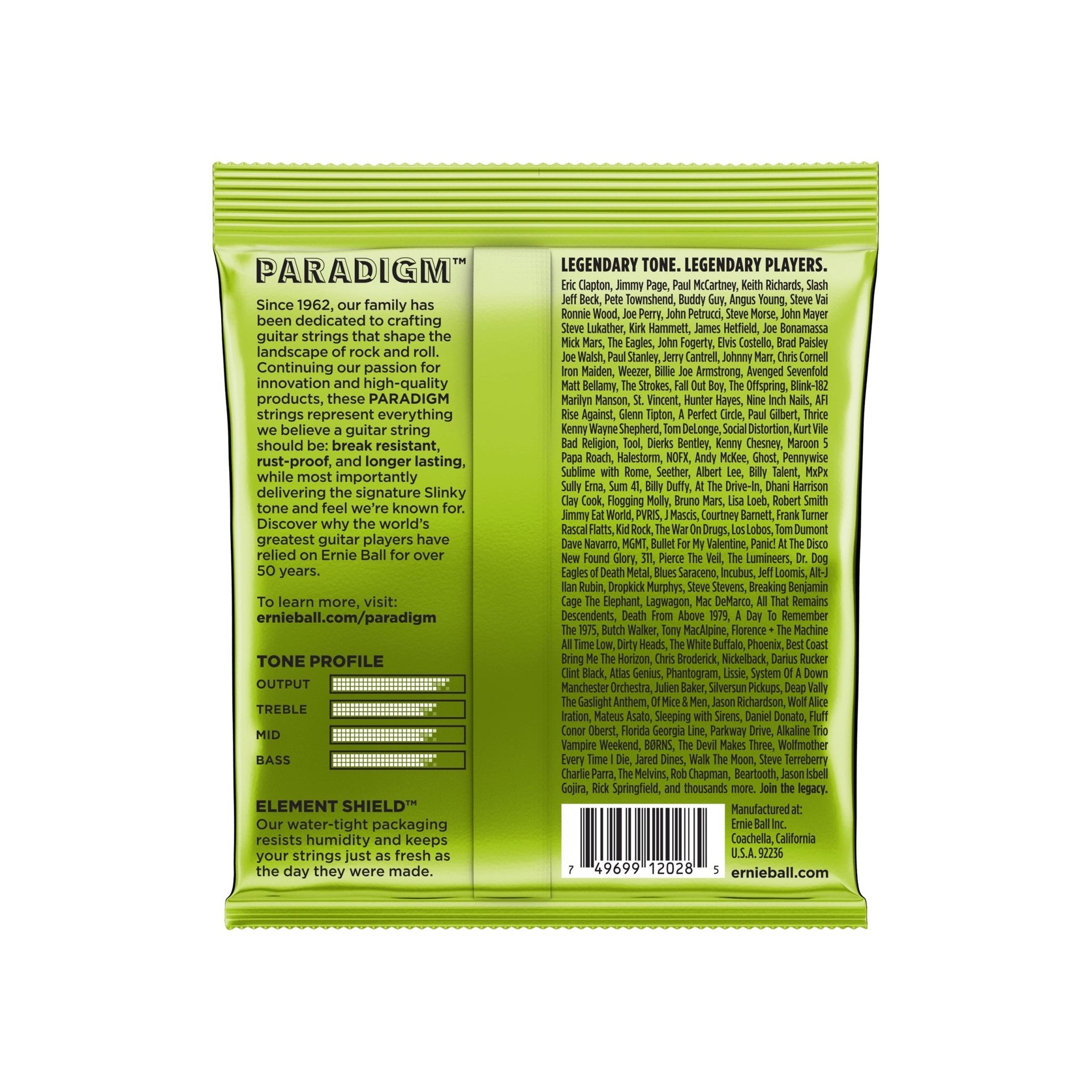 Ernie Ball - EB-2028 Paradigm Regular Slinky 7-strängad - Musik Utan Gränser 