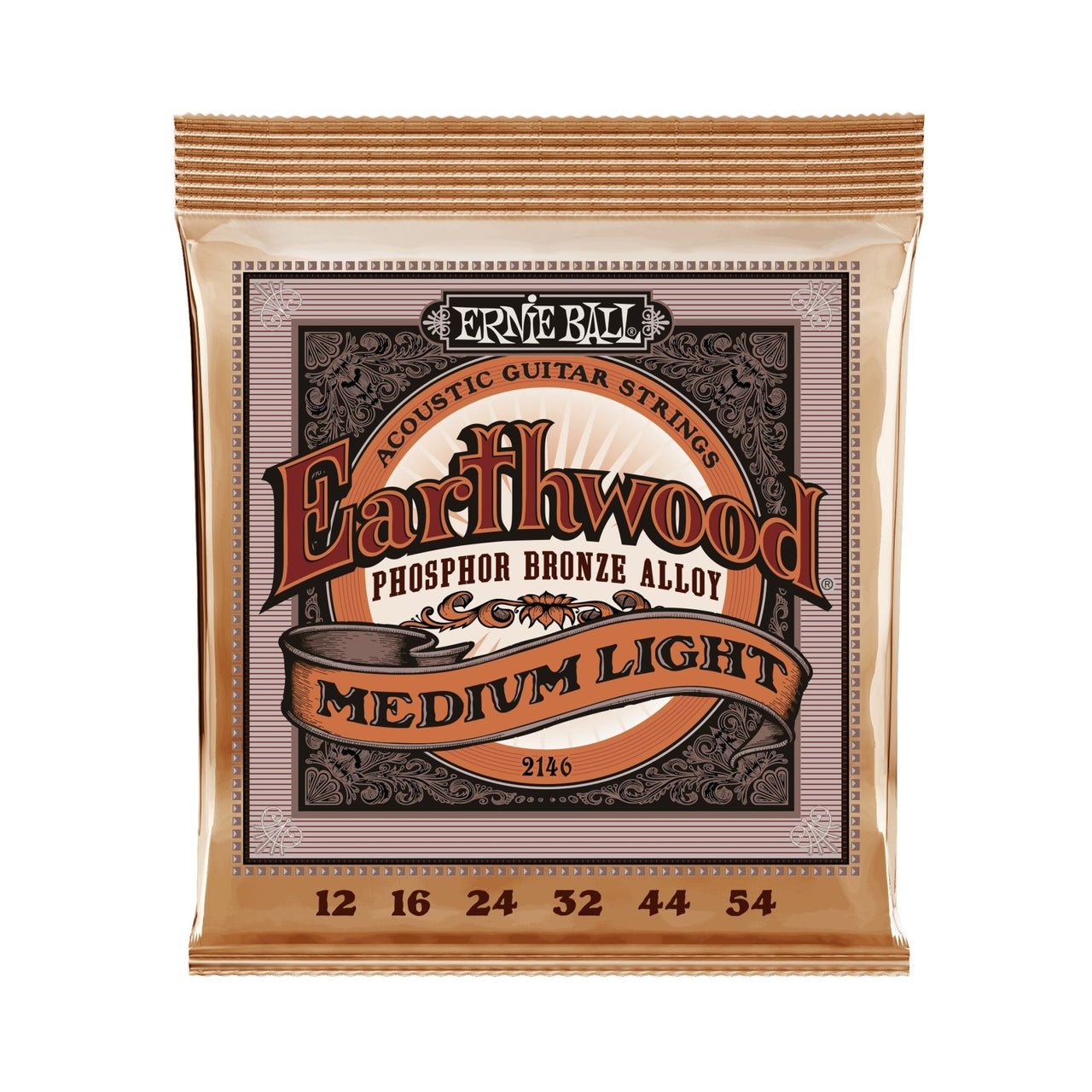 Ernie Ball - EB-2146 Phosphor Bronze Medium Light - Musik Utan Gränser 