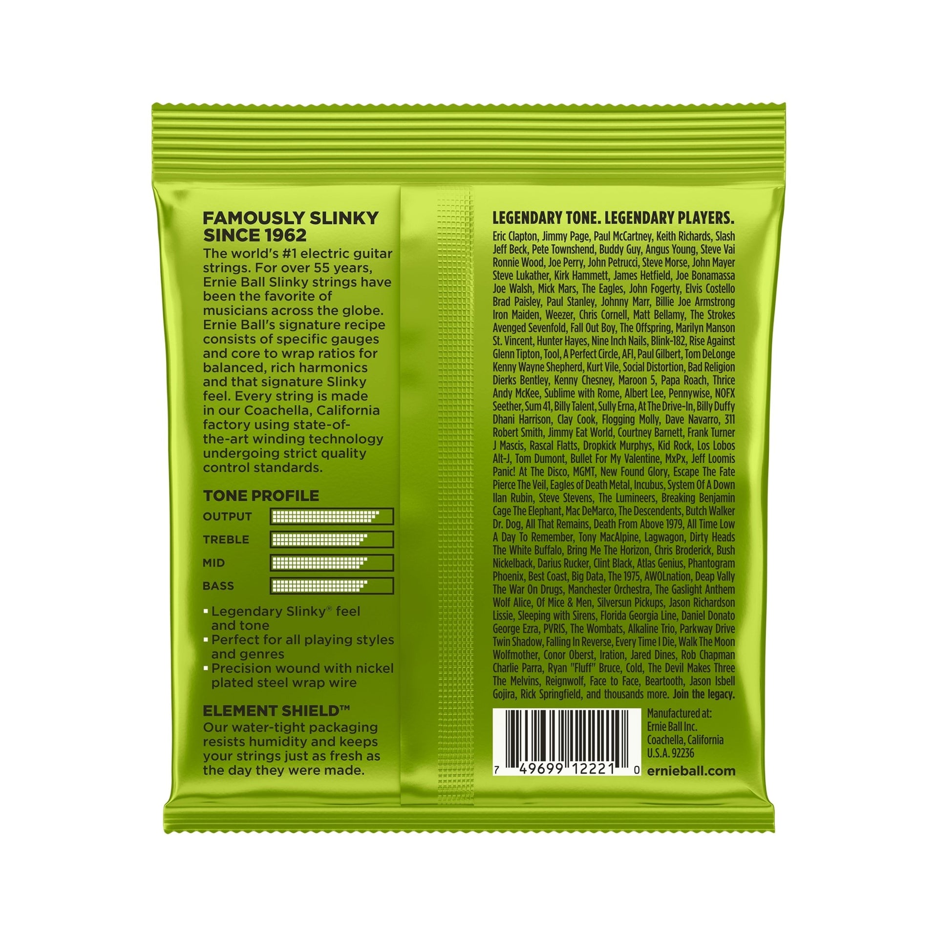 Ernie Ball - EB-2221 Regular Slinky - Musik Utan Gränser 