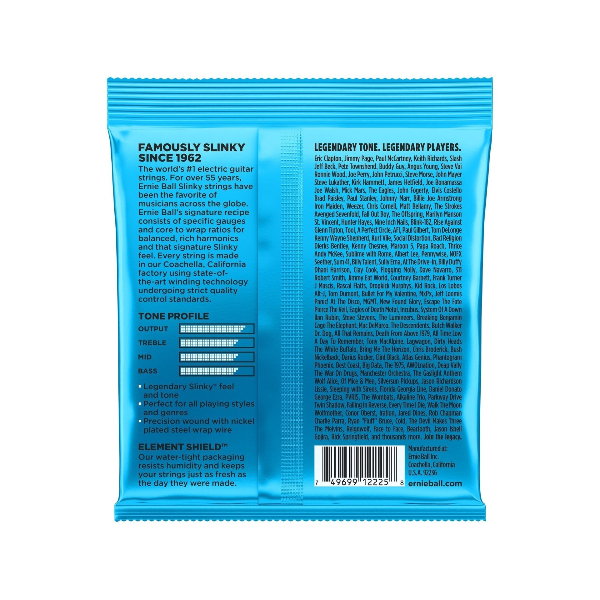 Ernie Ball - EB-2225 Extra Slinky - Musik Utan Gränser 