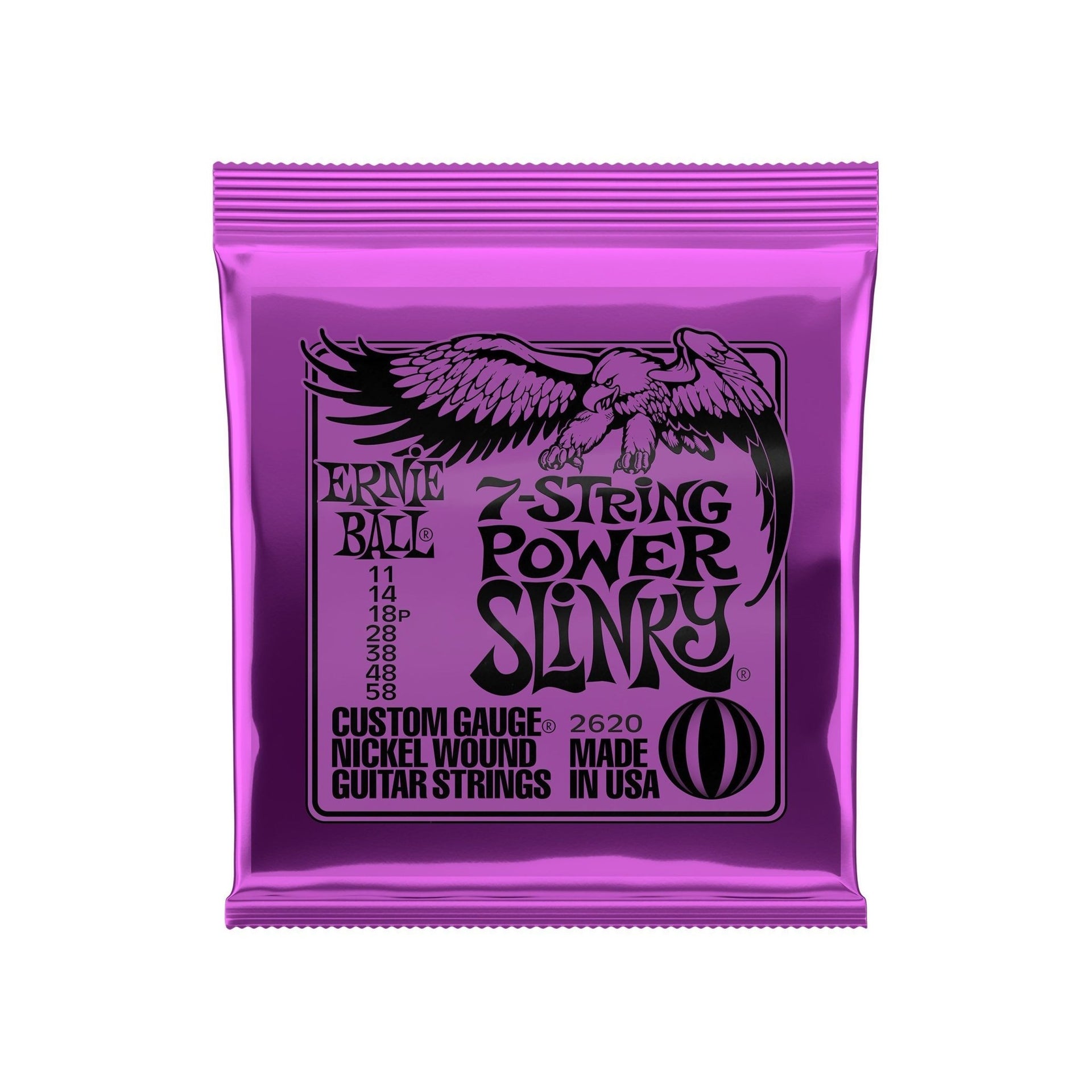 Ernie Ball - EB-2620 7-String Power Slinky - Musik Utan Gränser 