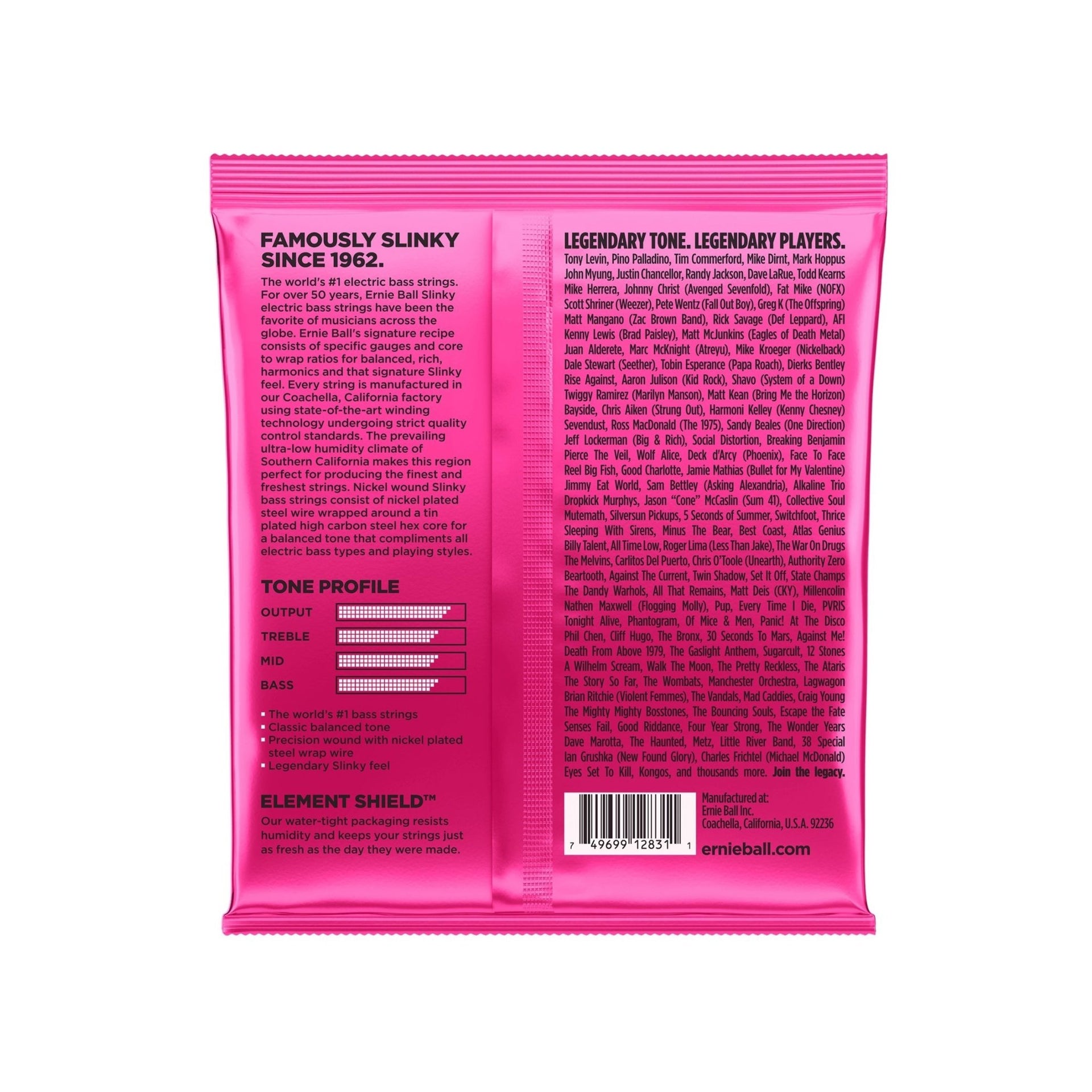 Ernie Ball - EB-2824 Super Slinky Bass 5-strängat - Musik Utan Gränser 