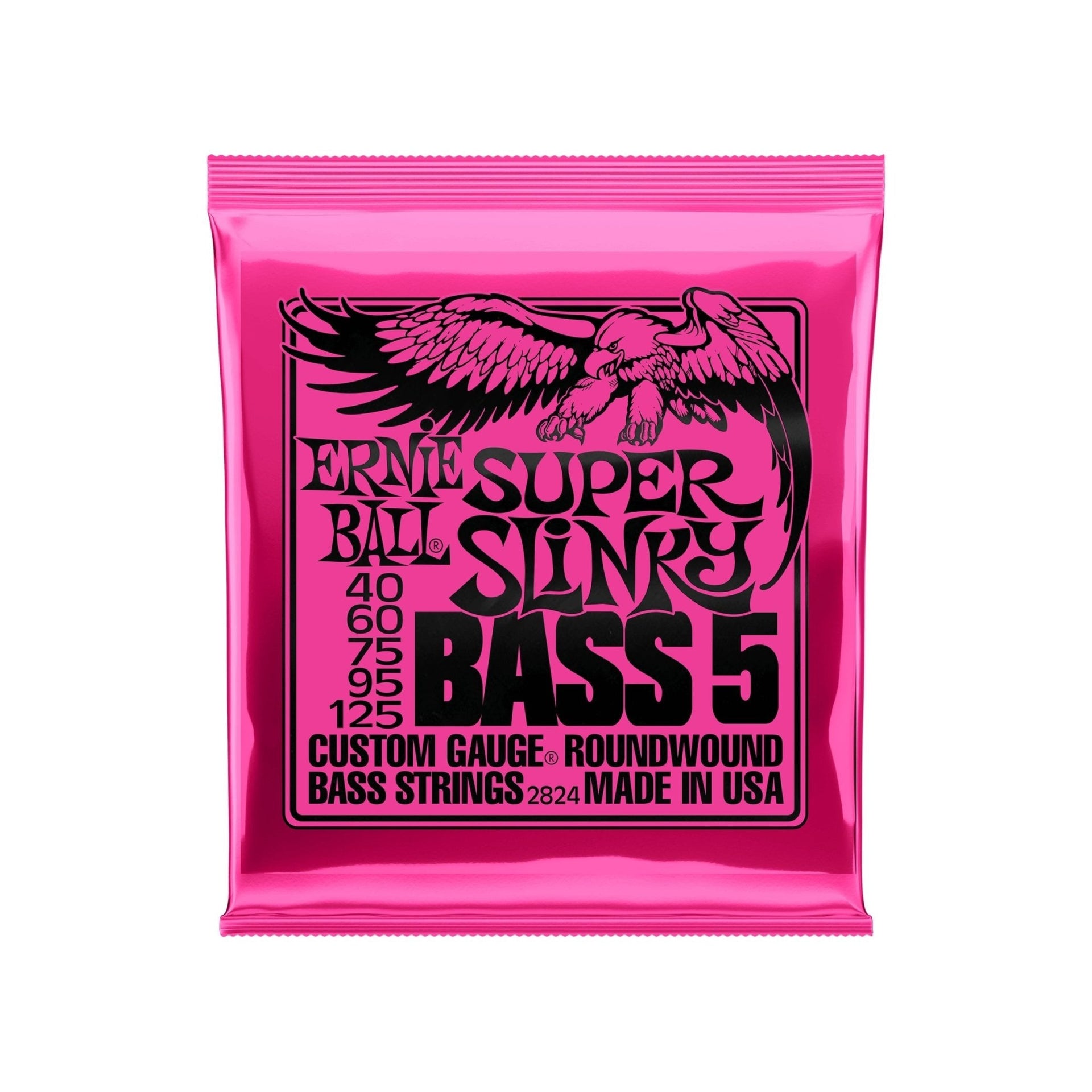 Ernie Ball - EB-2824 Super Slinky Bass 5-strängat - Musik Utan Gränser 