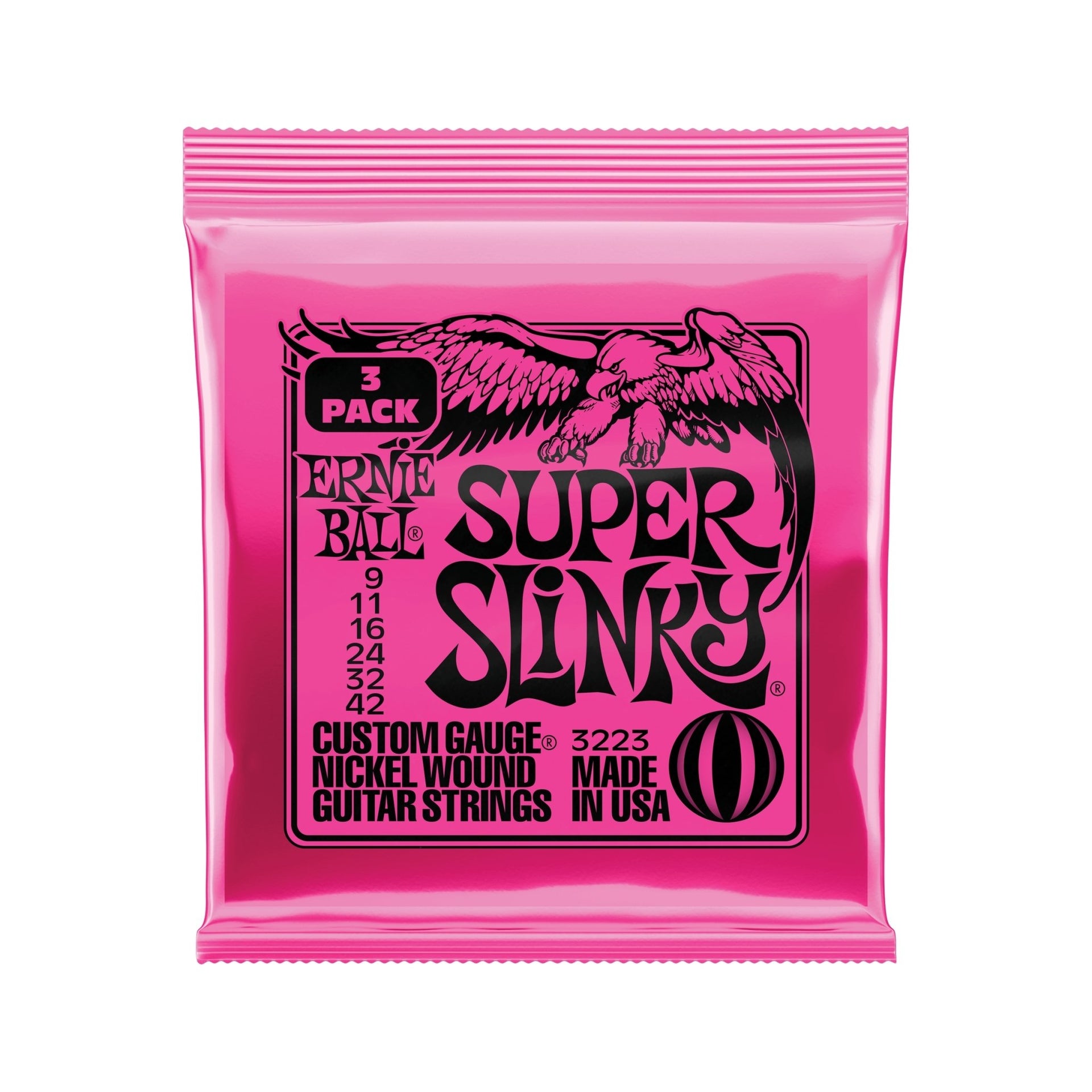 Ernie Ball - EB-3221 Super Slinky 3-pack - Musik Utan Gränser 