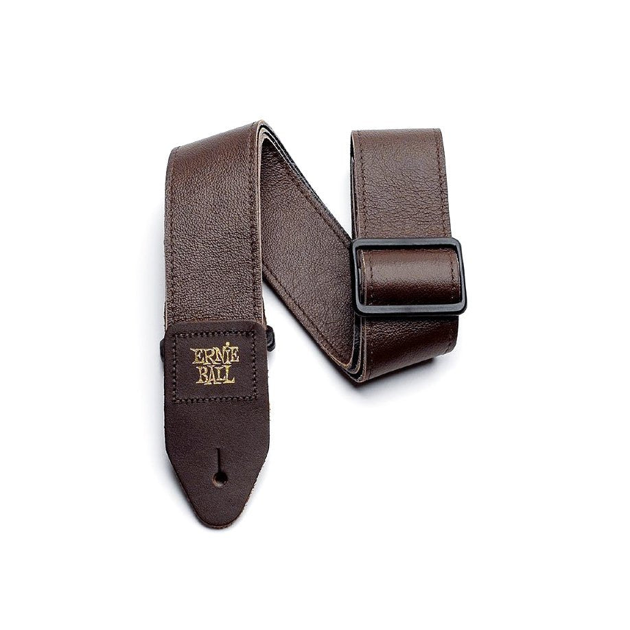 Ernie Ball - EB-4135 Leather strap BRN - Musik Utan Gränser 