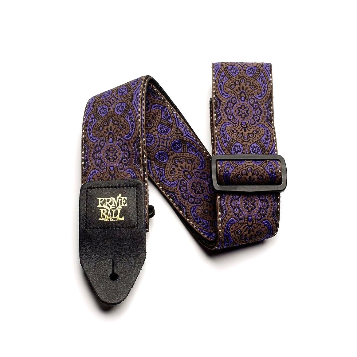 Ernie Ball - EB-4164 Purple Paisley Jacquard Strap - Musik Utan Gränser 