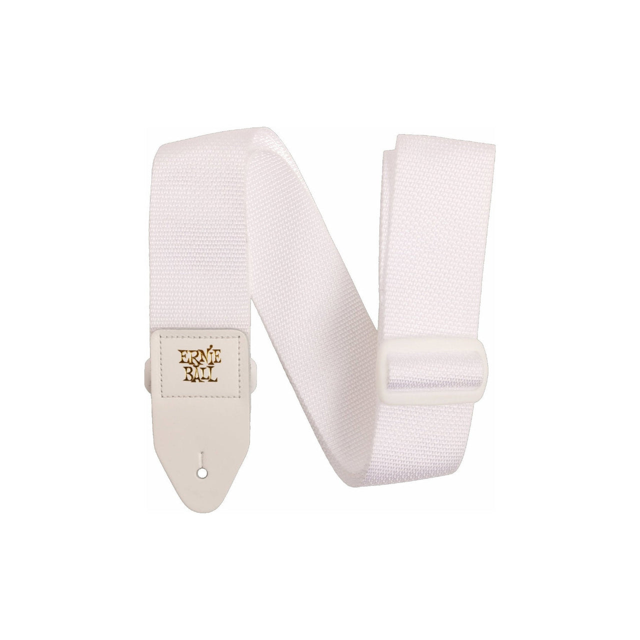 Ernie Ball - EB-5350 PolyPro Vitt axelband i nylon - Musik Utan Gränser 