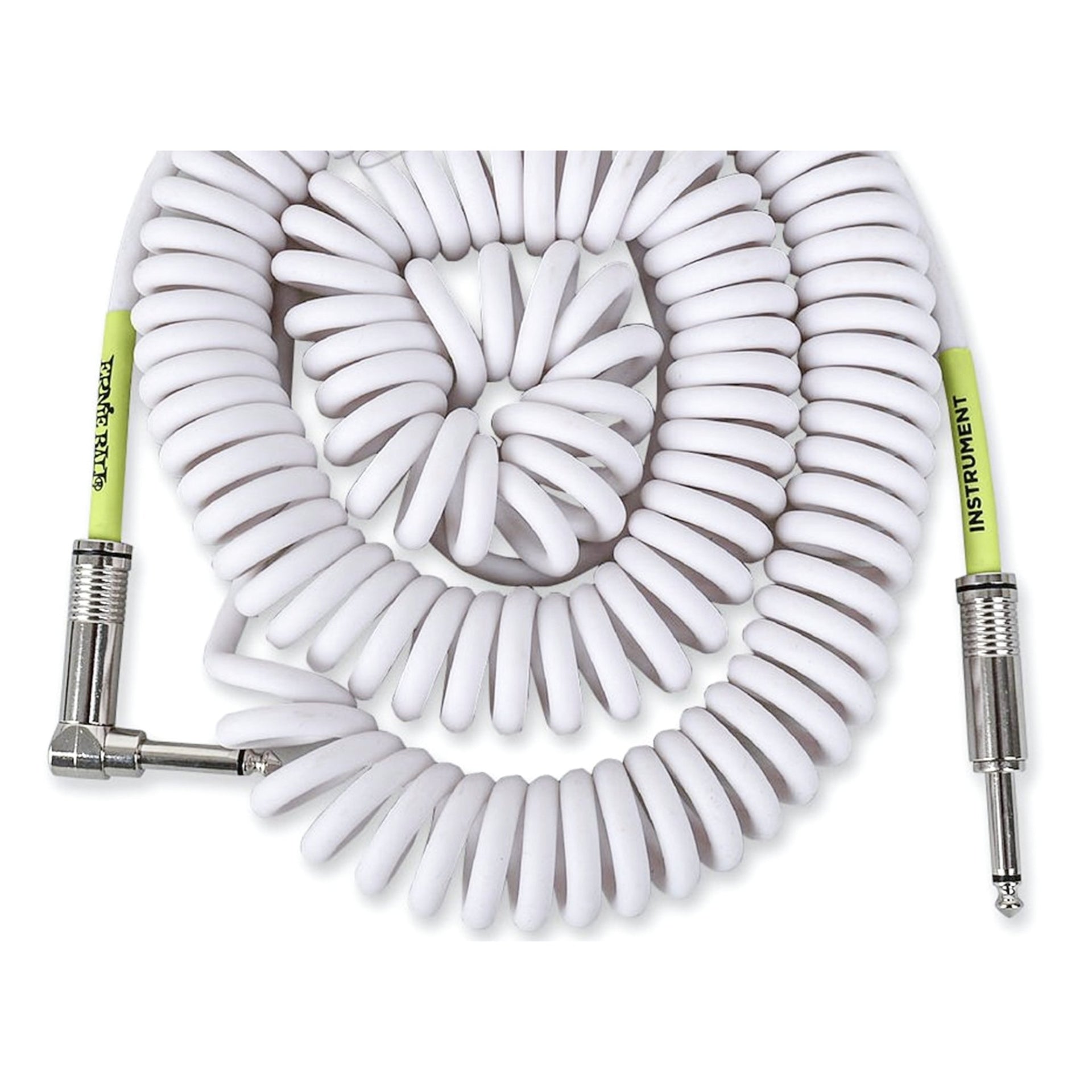 Ernie Ball - EB-6045 Coil cable 30ft Wht - Musik Utan Gränser 