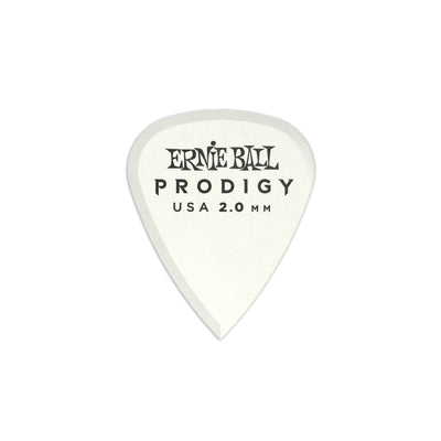 Ernie Ball - EB-9202 2.0mm White Standard Prodigy Picks 6-pack - Musik Utan Gränser 