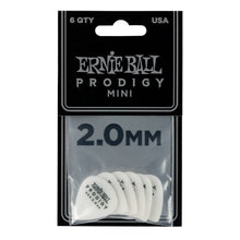 Ladda upp bild till gallerivisning, EB-9203 2mm White Mini Prodigy picks 6-pack - Musik Utan Gränser
