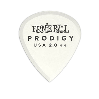 Ernie Ball - EB-9203 2mm White Mini Prodigy picks 6-pack - Musik Utan Gränser 