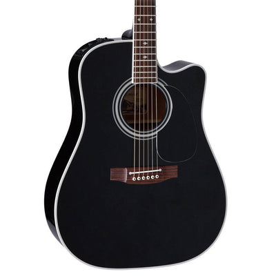 Takamine - EF341SC Black Electro Acoustic Guitar - Musik Utan Gränser 