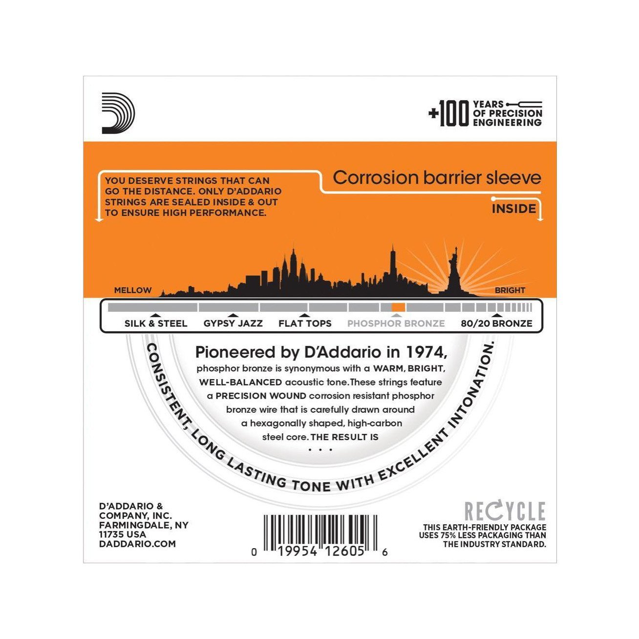 D'Addario - EJ15-3D 3-pack - Musik Utan Gränser 