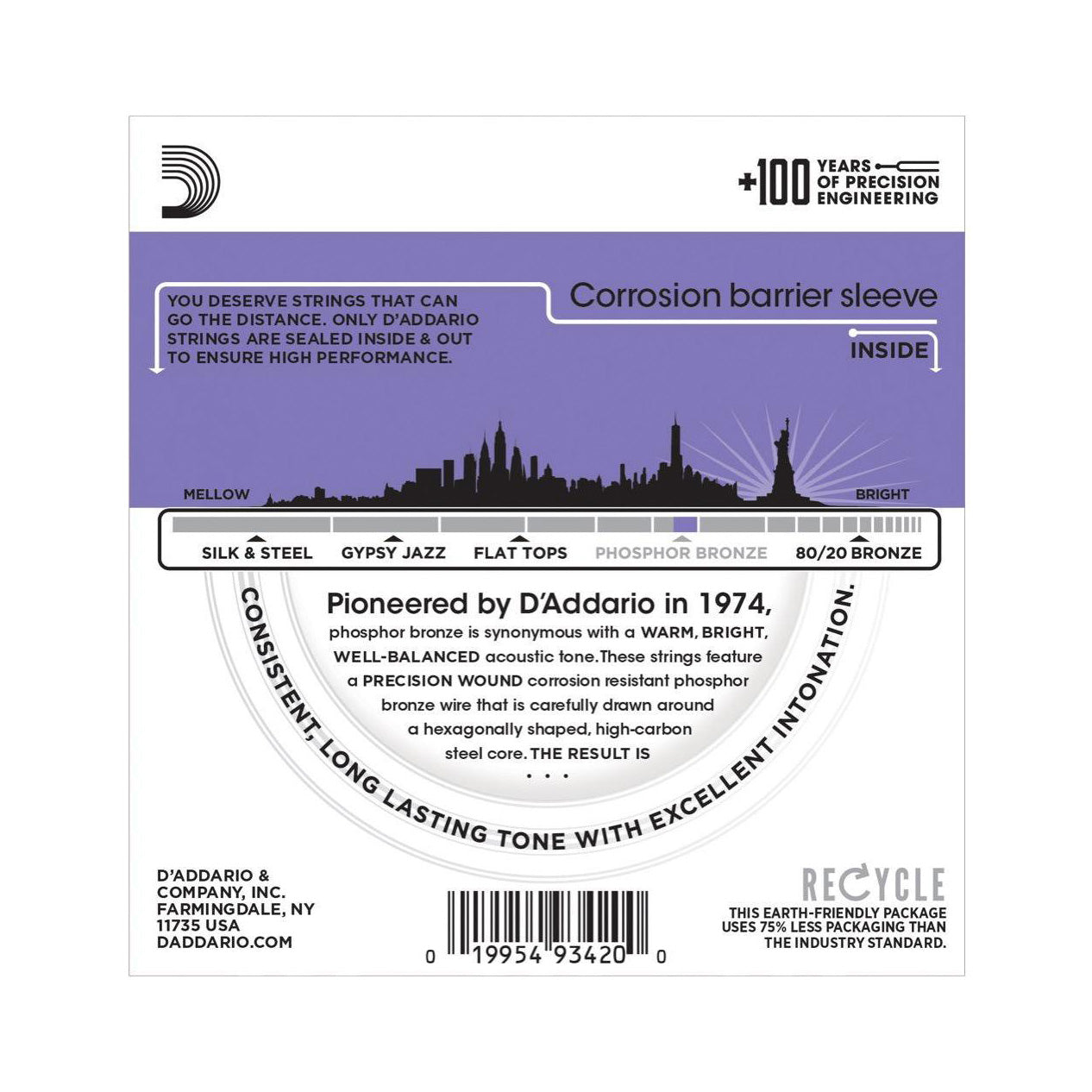 D'Addario - EJ26-3D 3-pack - Musik Utan Gränser 