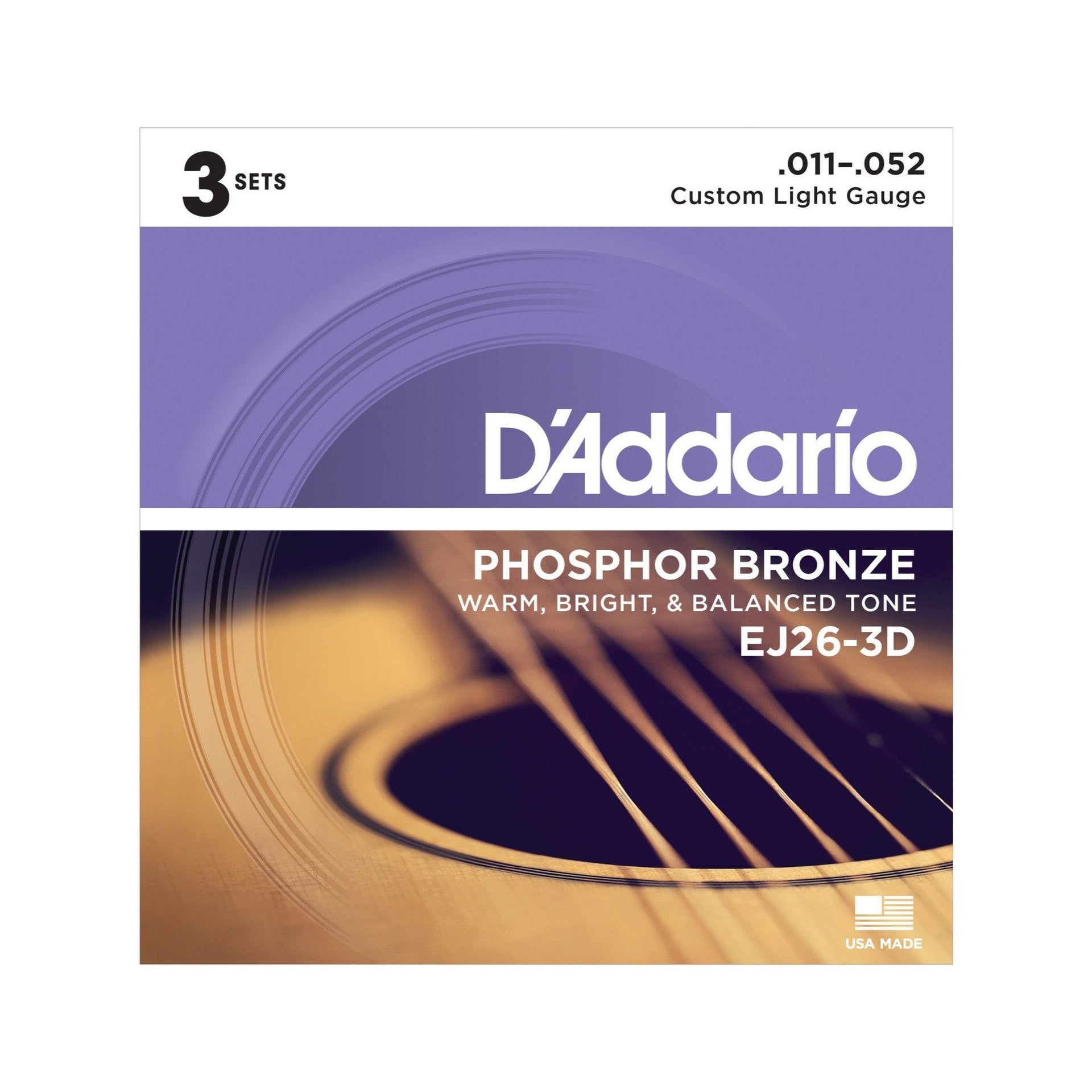 D'Addario - EJ26-3D 3-pack - Musik Utan Gränser 