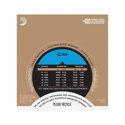 D'Addario - EJ46 Hard Tension - Musik Utan Gränser 