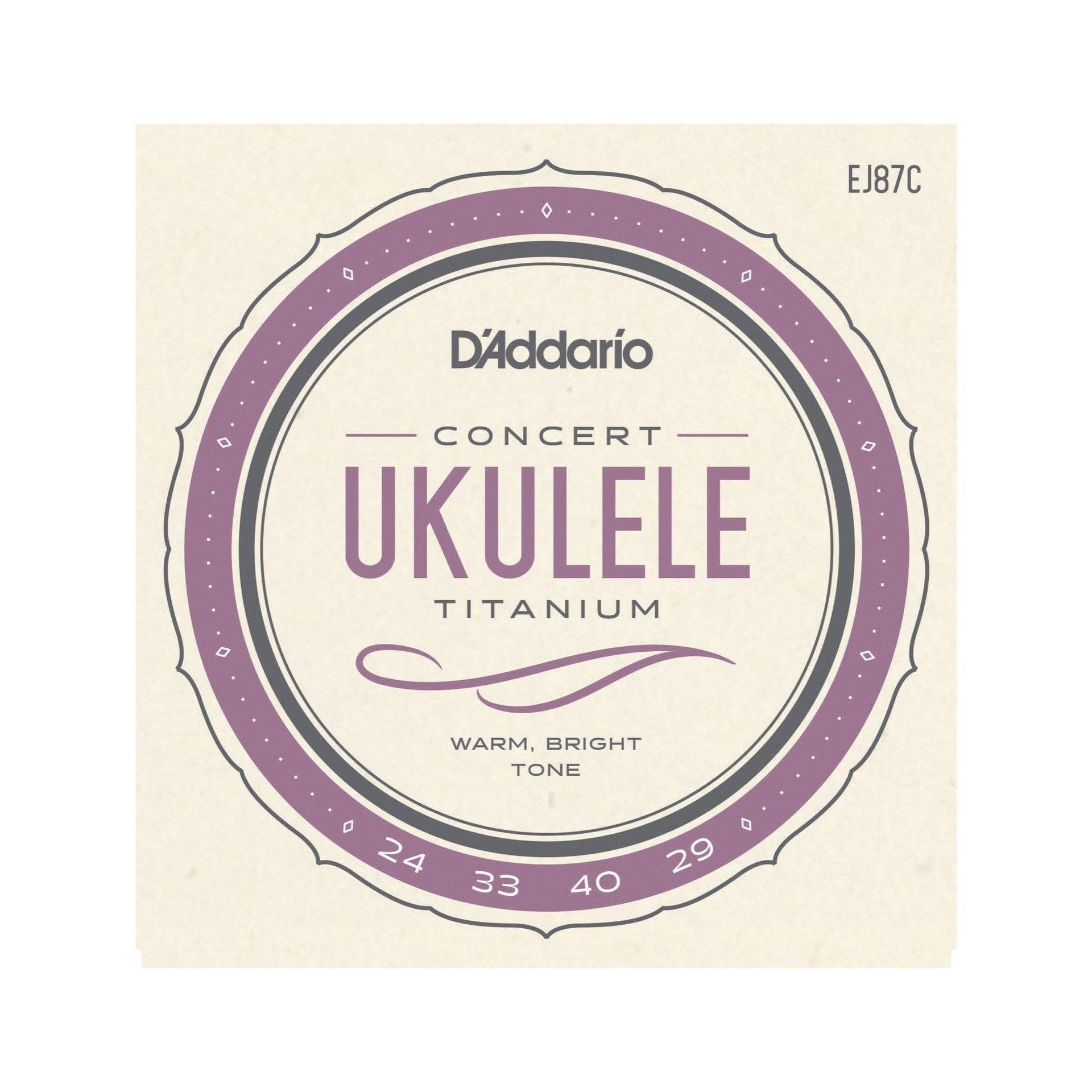 D'Addario - EJ87C strängar för concertukulele - Musik Utan Gränser 