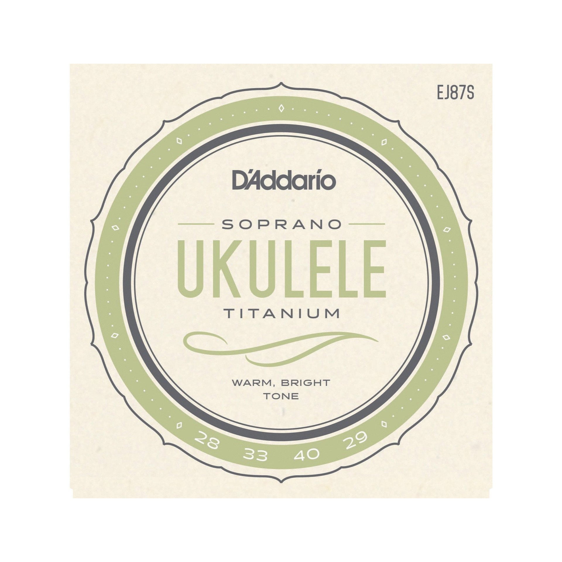D'Addario - EJ87S strängar för sopranukulele - Musik Utan Gränser 
