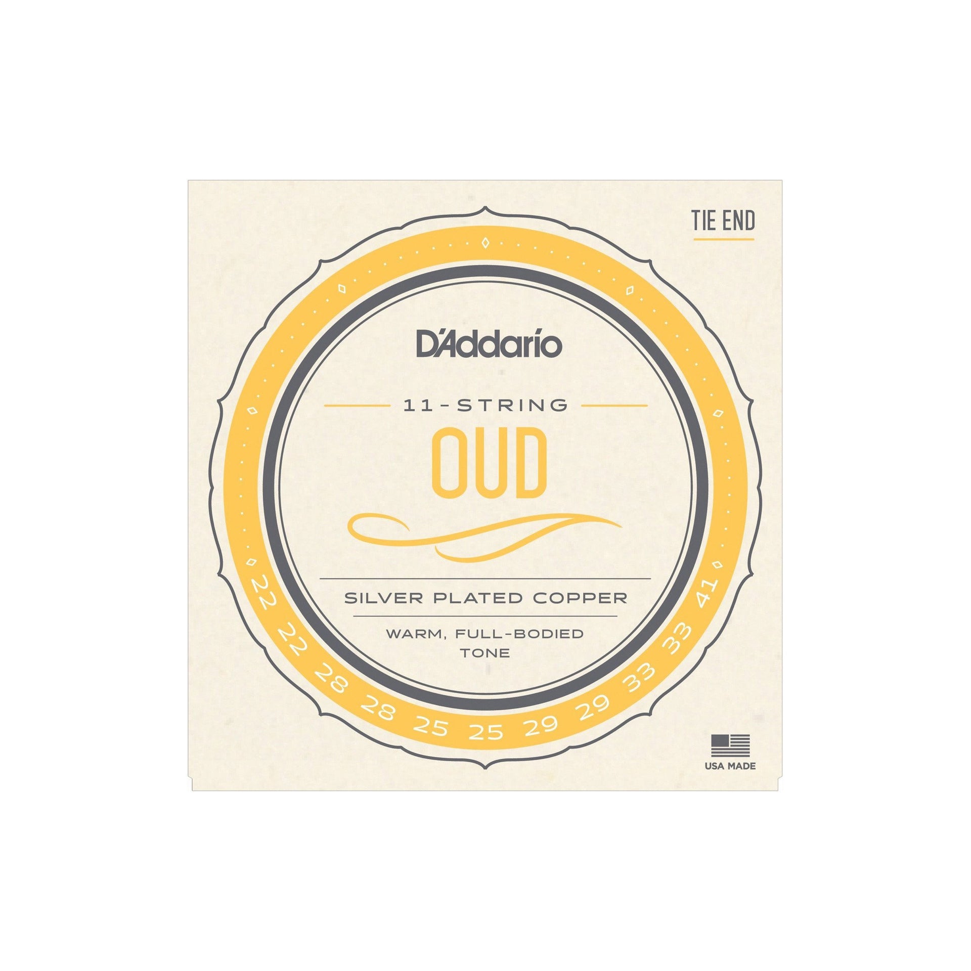 D'Addario - EJ95 Oud 11-strängad - Musik Utan Gränser 