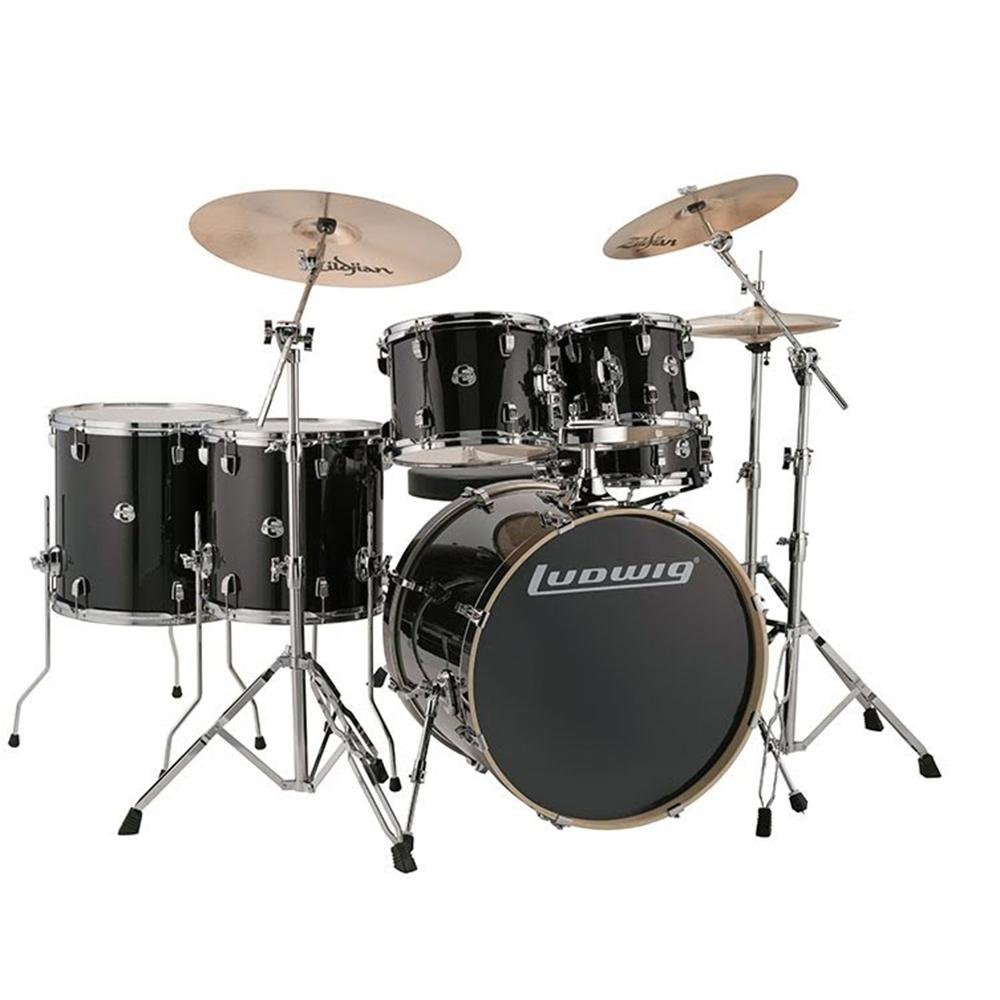 Ludwig - Element Evolution 6-delars 22" kit inkl. Black Sparkle - Musik Utan Gränser 