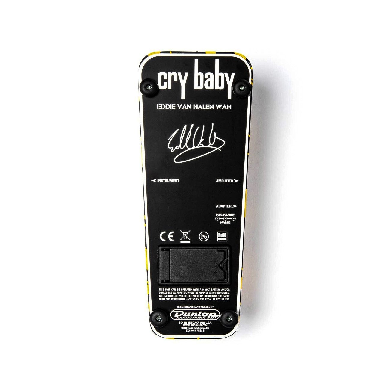 Dunlop - EVH95 Eddie Van Halen Wah Wah Cry Baby - Musik Utan Gränser 