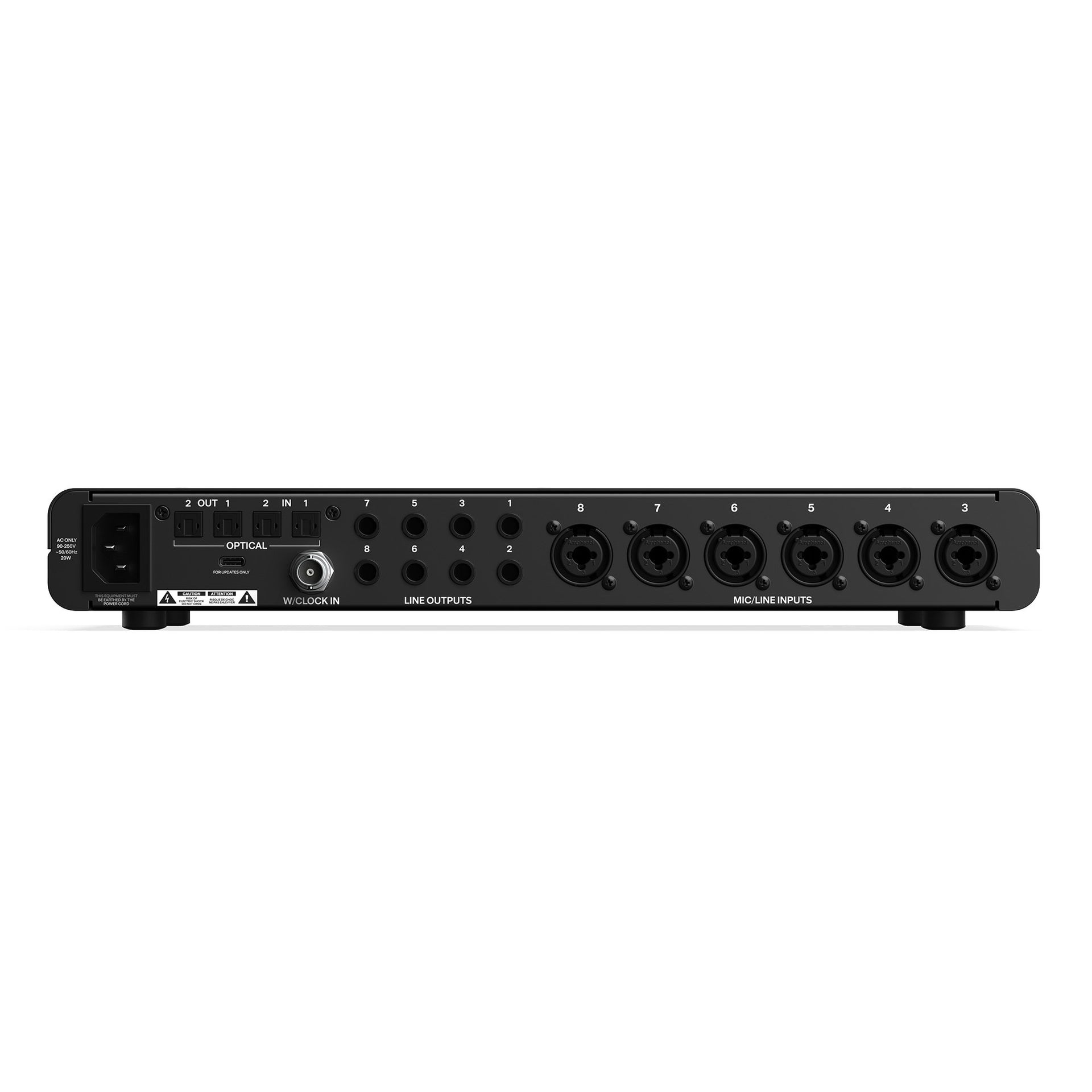 Audient - EVO SP8 8-Channel Smart Preamp with AD/DA - Musik Utan Gränser 