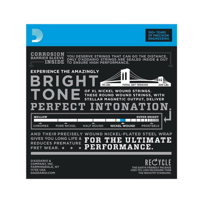 D'Addario - EXL115-3D 3-pack - Musik Utan Gränser 