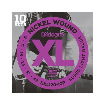 D'Addario - EXL120-10D 10-pack - Musik Utan Gränser 