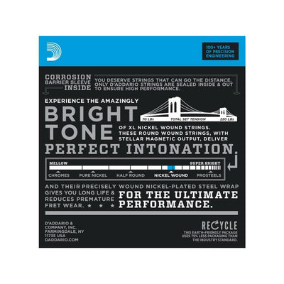 D'Addario - EXL120-3D 3-pack - Musik Utan Gränser 