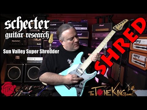 Sun Valley Super Shredder Floyd Rose Sustainiac Riviera Blue