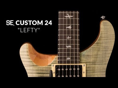 SE Custom 24 left-handed Trampas Green