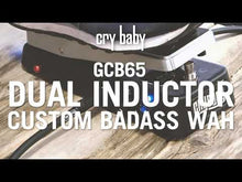 Ladda och spela upp video i Gallerivisaren, Cry Baby GCB65 Dual Inductor Wah
